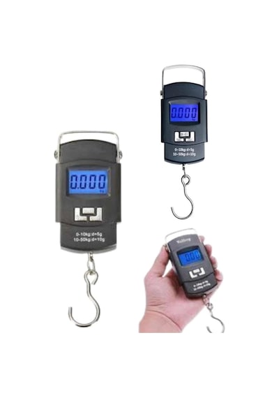 Mey İthalat El Kantarı Dijital El Terazisi 50 Kg Kapasiteli Lcd Ekranlı