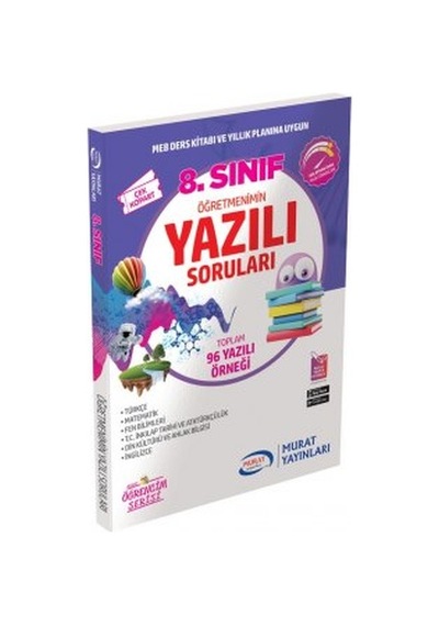 2027 Murat Yayınları 8. Sınıf Öğretmenimin Yazılı Soruları