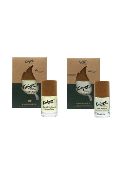 Kalyon Bitkisel Tırnak ve Tırnak Eti Nemlendirici İki Fazlı Yağ 11 Ml+Tırnak Besleyici Limon Yağı 11 Ml