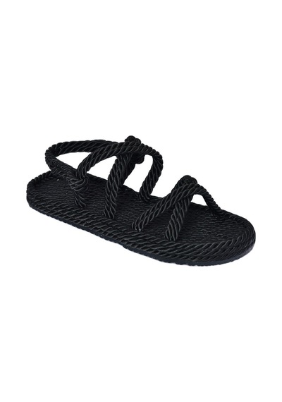 Fox Shoes Siyah Kadın Sandalet H596011704 Siyah