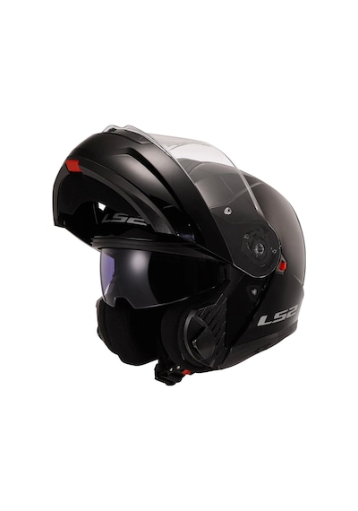 Ls2 Strobe 2 Çene Açılır Kask Parlak Siyah