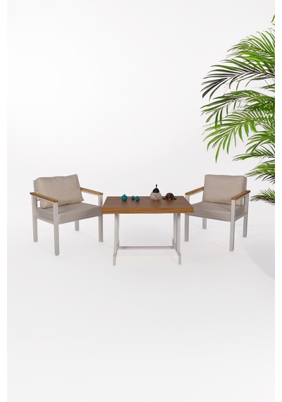 Neokas Metal Bahçe Oturma Grubu, Balkon Takımı, Kafe Koltuğu, Bekleme Alanı Koltuğu, 1 + 1 + Masa Beyaz Neokas Metal Bahçe Oturma Grubu, Balkon Takımı, Kafe Koltuğu, Bekleme Alanı Koltuğu, 1 + 1 + Masa Beyaz