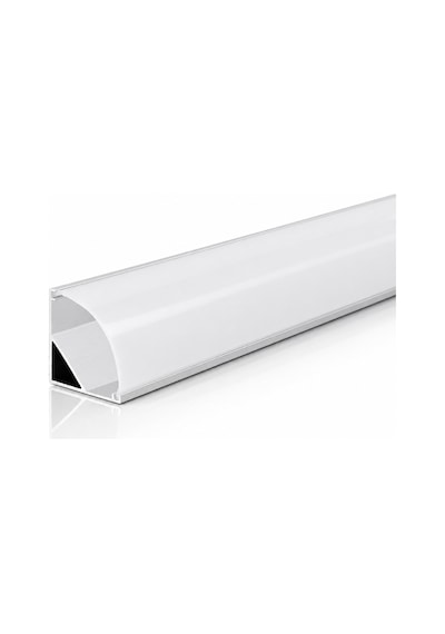Köşe Led Profil Kanal Alüminyum 1mt. Sıva Üstü Eloksallı 18x18mm Opak Şeffaf Pleksi Kapaklı Yan Kapak Tutucu Şerit Aydınlatma 8987 86223079