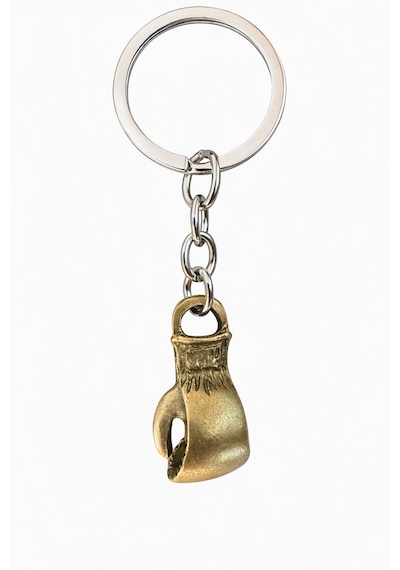 Waves And Pebbles Bronz Boks Eldiveni Anahtarlık