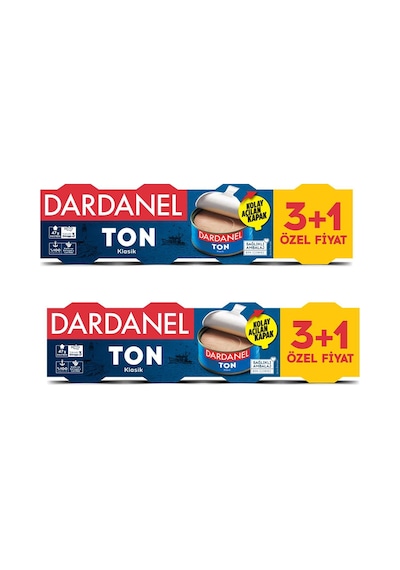 Dardanel Ayçiçek Yağlı Ton Balığı 4x75 G 2 Adet Dardanel Ayçiçek Yağlı Ton Balığı 4x75 G 2 Adet