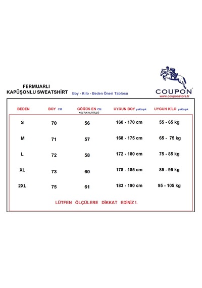 Coupon Kapüşonlu Fermuarlı Sweatshirt Lacivert