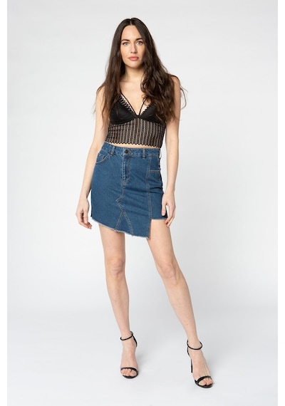 Vigoss Kadın Denim Etek 50403-70178 Mavi