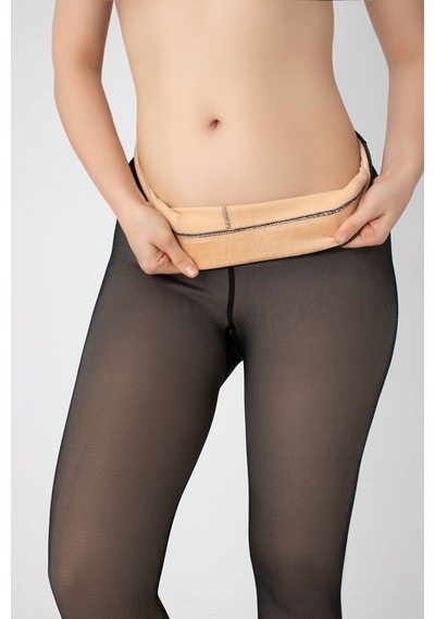 Gugus Kadın Thin Looking Ten Görünümlü Peluş Içi Termal Kışlık Tayt Külotlu Çorap Sıcak-tutma Siyah Gugus Kadın Thin Looking Ten Görünümlü Peluş Içi Termal Kışlık Tayt Külotlu Çorap Sıcak-tutma Siyah