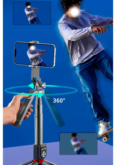 Thentech Uzanabilir Selfie Çubuğu Tripod Uzaktan Kumandalı Tripod Selfie Çubuğu Olarak Kullanılabilir Tripod