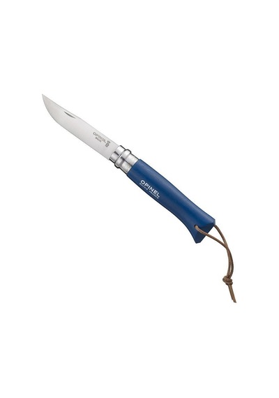 Opinel İnox Mavi Sap 8 No Kamp Çakı (001891) Çok Renkli