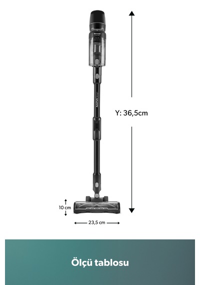 Homend Dustrider 1273H 450 W Katlanabilir Borulu Dikey Süpürge