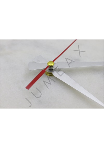 Jumeax Derry Beyaz Mermer Duvar Saati Beyaz
