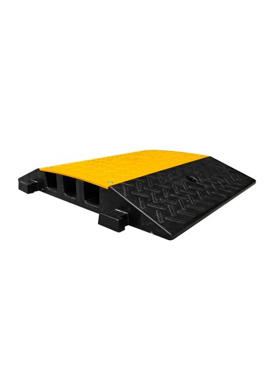 10'lu Kablo Kanallı Hız Kesici 3 Kanallı, Yol Kasisi 60 X 50 X 7,5 Cm-3969
