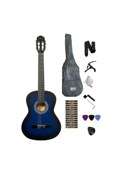 4/4 Tamboy Mavi Klasik Gitar