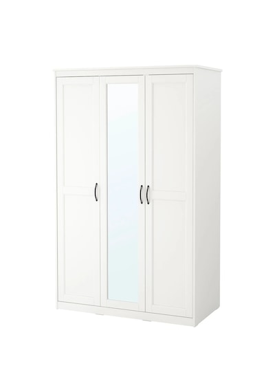Ikea Beyaz Sağlam Kapaklı Gardırop