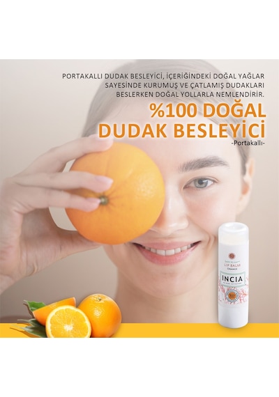 Incıa Doğal Portakallı Dudak Besleyici 6gr
