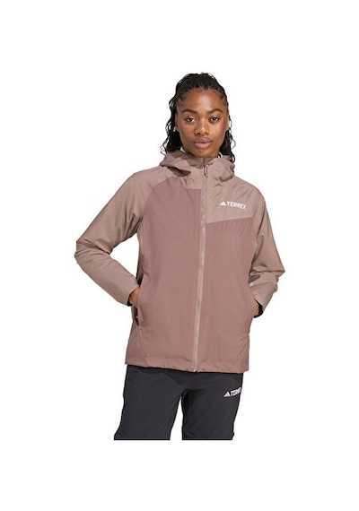 Adidas W Terrex Mt 2l Rain Jk Kadın Outdoor Yağmurluk Jn0857 Kahverengi Kahverengi