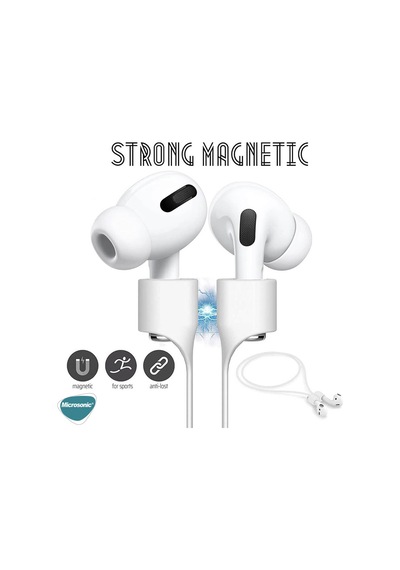 Microsonic Apple Uyumlu AirPods Pro Manyetik Mıknatıslı Kulaklık İpi