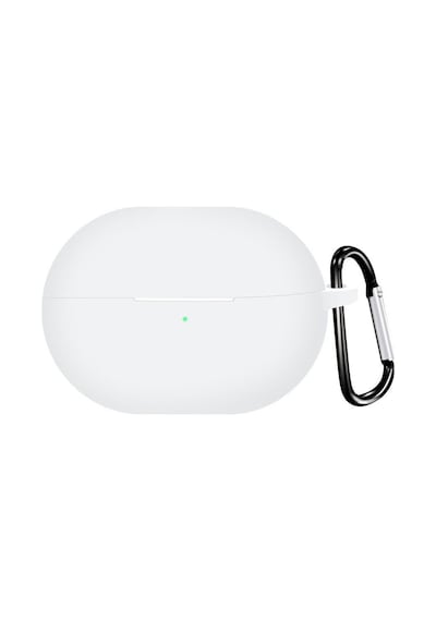 Microsonic Huawei Freebuds Pro 4 Kılıf Askılı Mat Silikon Beyaz