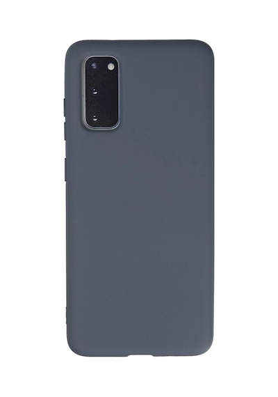 Samsung Galaxy S20 Uyumlu Kılıf Nano İçi Kadife Silikon - Gri