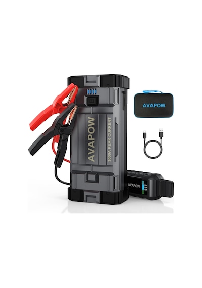 A28 3000a 23800mah Jump Starter Taşınabilir Akü Takviye Kiti