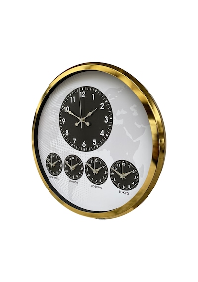 Gold Modern 52 Cm Dünya Saati Açık