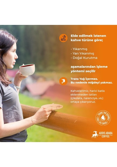Etiyopya Single Origin Kahve 2x250 Gr. Kavrulmuş Çekirdek Aeropress