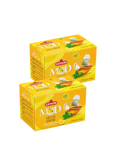 Mod Limon Etkisi Bardak Poşet Çay 2x20 40gr. İkili Paket