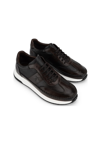 Tamer Tanca Erkek Hakiki Deri Kahverengi Sneakers & Spor Ayakkabı 1203 293 Erk Ayk Sk26-27 Kahve Dr