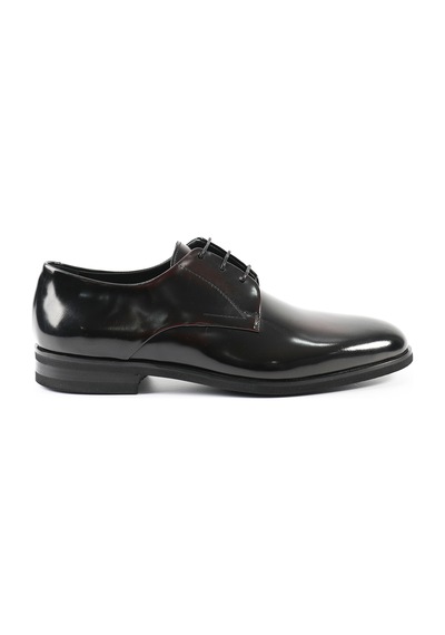 Tuna Hakiki Deri Bordo Açma Derby Model Erkek Ayakkabı - E4513 Bordo