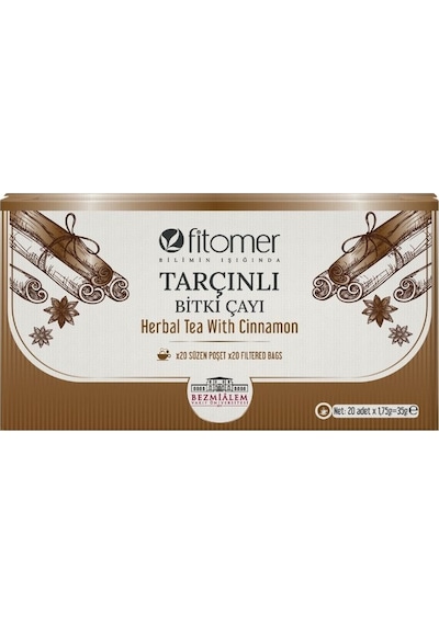 Fitomer Günlük 2'li Çay Seti Form Ve Tarçınlı 20 Li Paket