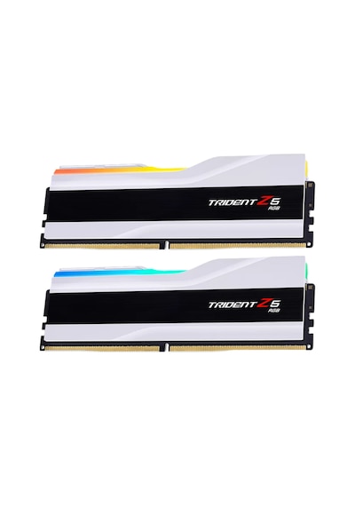 Gskıll 64gb 2x32gb Trident Z5 Rgb 6000mhz Cl36 Ddr5 1.35v Beyaz Dual Kit Ram