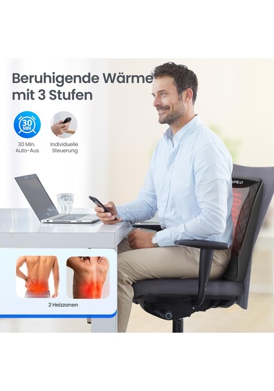 Cupilo Isı İle Sırt Ve Boyun Masajı, Ofis Koltuğu Oyun Koltuğu İçin Shiatsu Boyun Masajı, 3d Yoğurma Masaj Yastığı, Ofis Ev İçin Hediye, Anne Baba Kadınlar İçin Hediyeler Cupilo Isı İle Sırt Ve Boyun Masajı, Ofis Koltuğu Oyun Koltuğu İçin Shiatsu Boyun Masajı, 3d Yoğurma Masaj Yastığı, Ofis Ev İçin Hediye, Anne Baba Kadınlar İçin Hediyeler