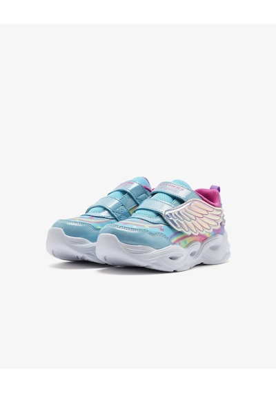 Skechers Twisty Glow Küçük Kız Çocuk Mavi Spor Ayakkabı 303718n Tqmt Mavi