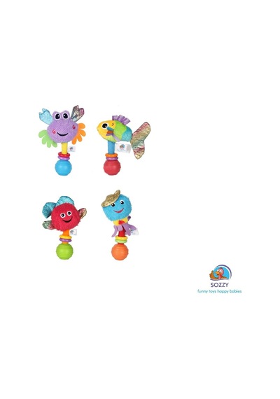 Sozzy Toys Çıngıraklı Renkli Yunus Çok Renkli