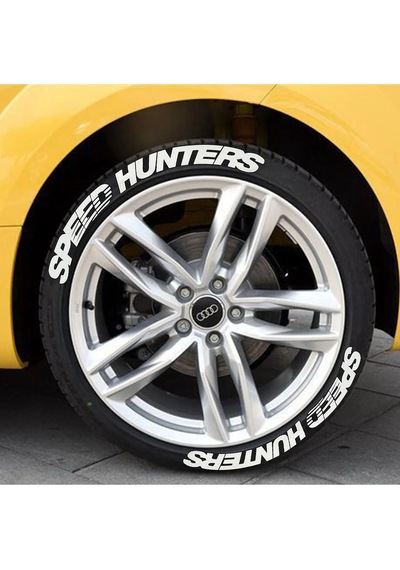 Lastik Yazısı/araba Lastik Yazısı/tire Text/ Speedhunters 4lü Set+yapıştırıcı+zımpara