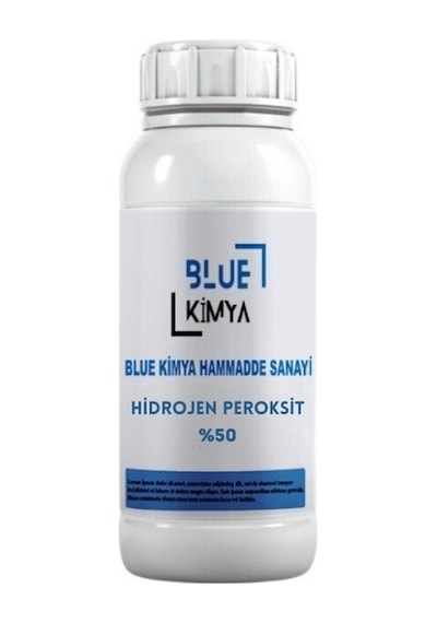 Hidrojen Per Oksit %50 500 Gr - Hydrogen Peroxide %50 Oksijenli Su