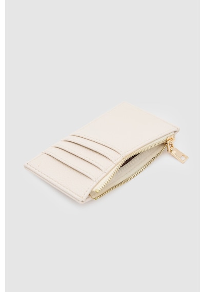 Shule Bags Linn Dokulu Kadın Kartlık Krem