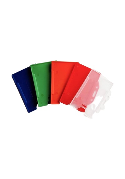 Yaka Kartı Plastik Kartlık Rengarenk Mytkş 5 Li Kılıf