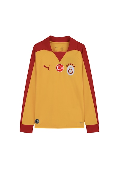 788197-81 Puma Gs Galatasaray Retro Uzun Kollu Çocuk Forma Sarı 788197-81 Sarı Kırmızı