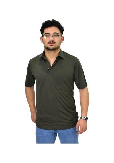 Raymons Erkek Büyük Beden Gömlek Yaka Tişört T6065 Bgl-st04540 Haki