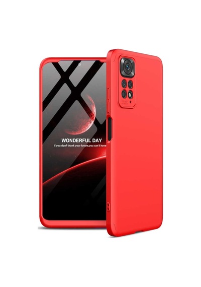 Xiaomi Redmi Note 11S Kilif 3 Parçali Lens Tam Koruma Gkk Kapak 505376264