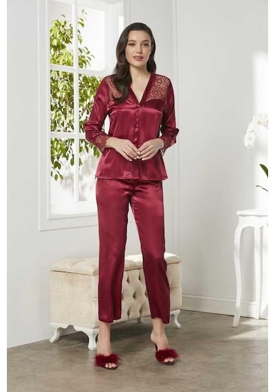 Pierre Cardin 6'lı Kaplı Midi Gecelik Sabahlık Set 6625 001