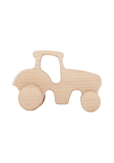 Cwwtoys Pratik Traktör Ahşap Oyuncak, Masif Kayın Ağacı, 18 Ay+