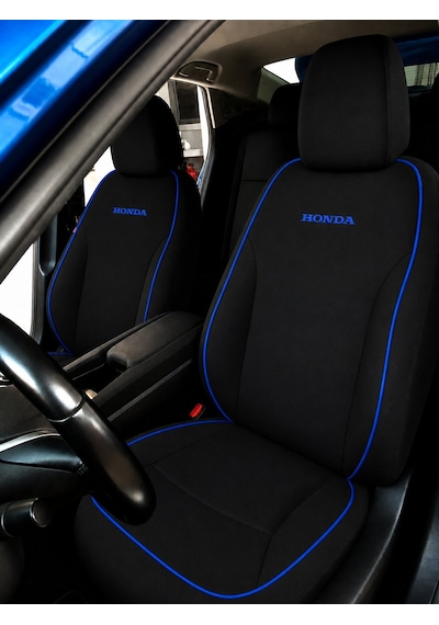 Honda Yazılı Mavi Biyeli Civic Fc5 Fb7 Fd6 İes Vtec 2 İle Uyumlu