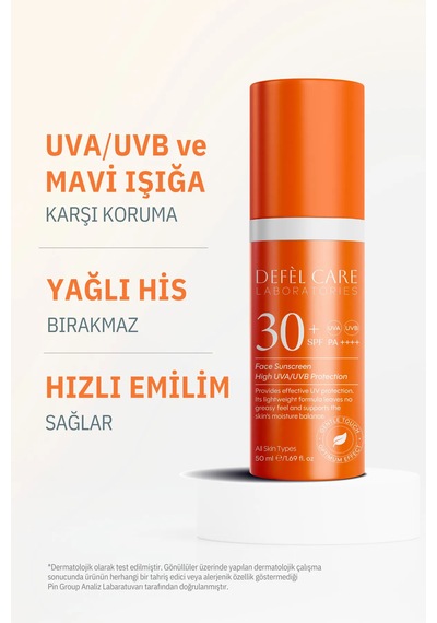 Nemlendirici Kolajen Destekli Spf30 Yüz Güneş Kremi