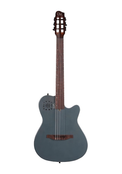Godin 052387 Multiac Mundial Elektro Klasik Gitar Arctik Blue
