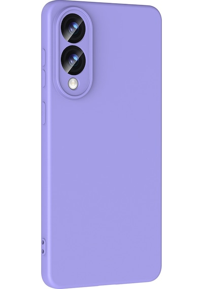Galaxy Uyumlu S25 Edge Kılıf Mara Lansman İç Yüzeyi Kadife Kılıf Lila