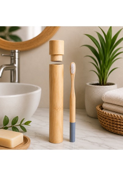 Ahşap - Bambu Diş Fırça Kutulu Diş Fırça Seti 4801