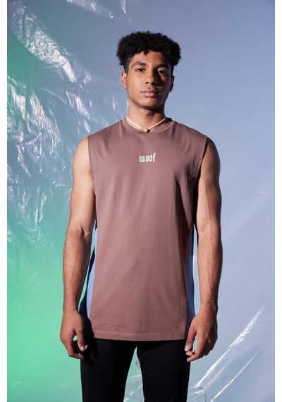 Woof Gym Tank Top Cacao